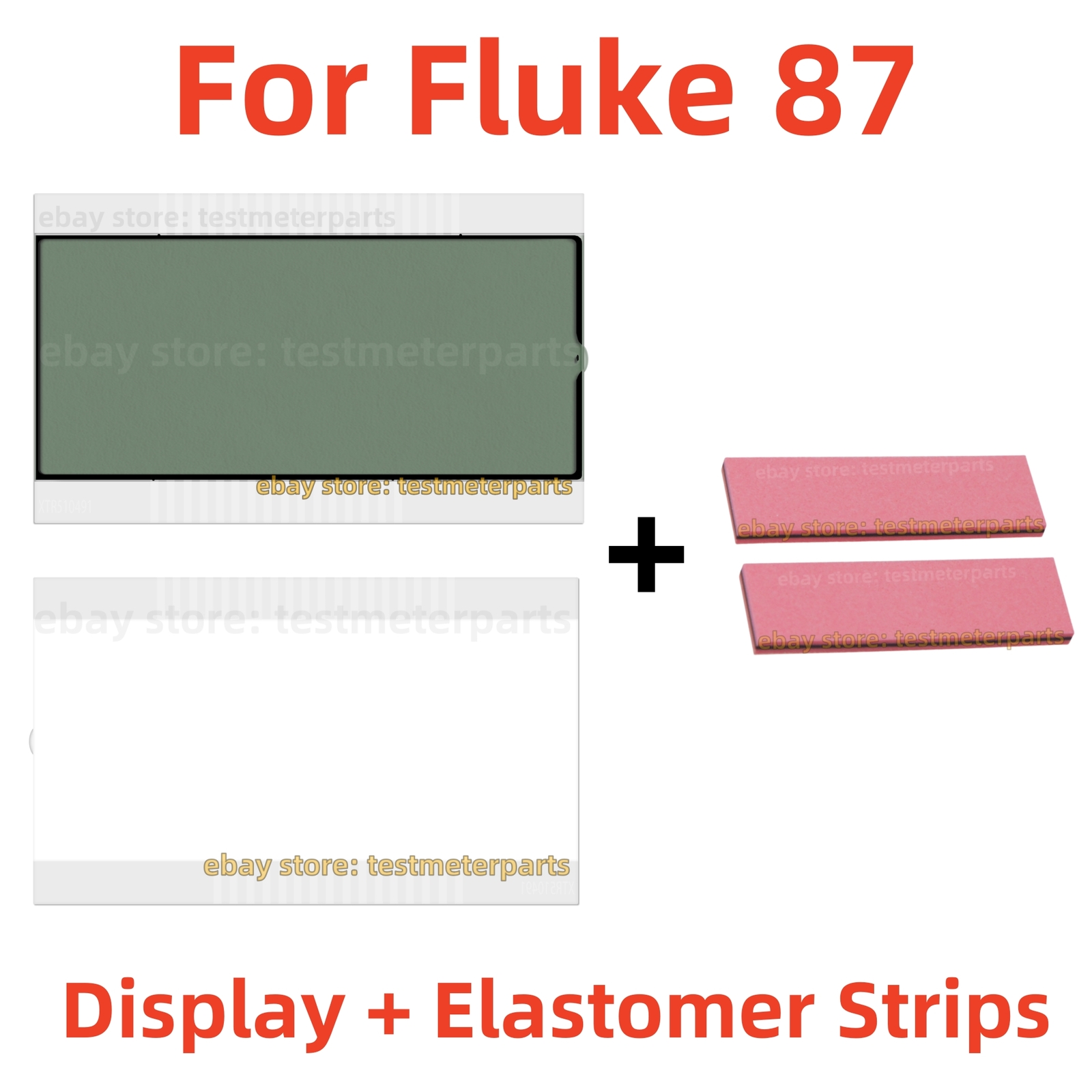 Display For Fluke 87 TRMS Industrial Multimeter LCD  Screen Replacement Parts