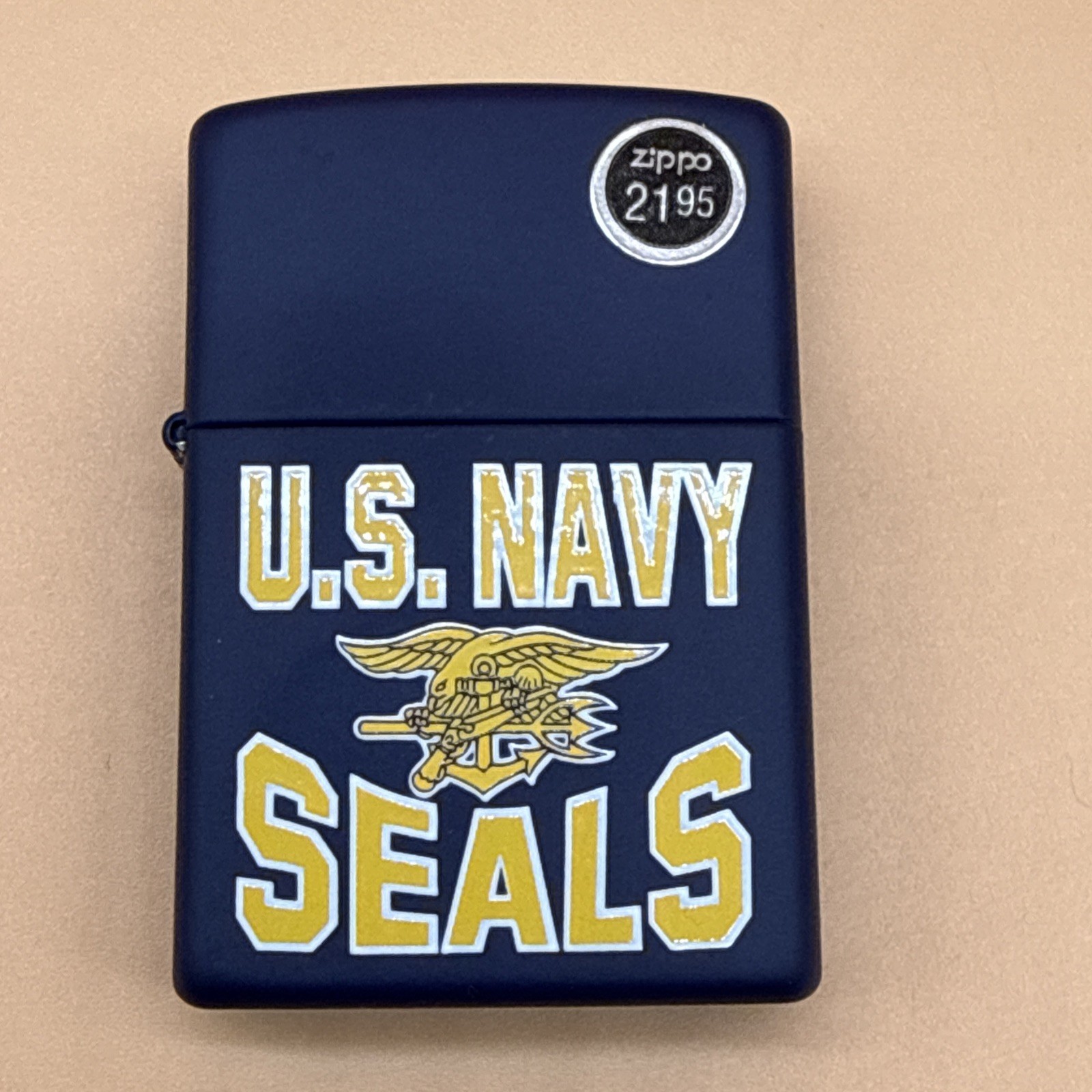 2006 Zippo Lighter U.S. Navy Seals Blue Bradford USA New READ!