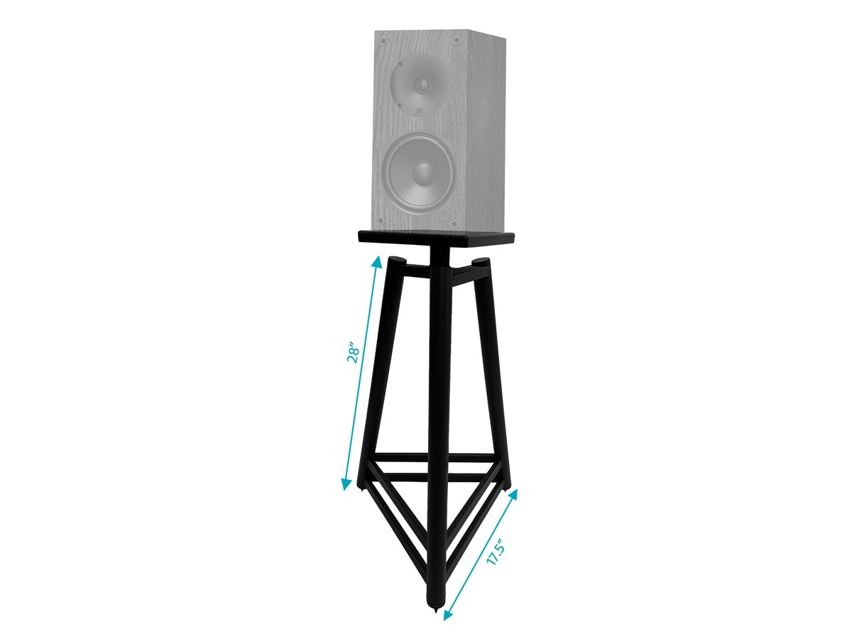 Monolith by Monoprice Easel Style Speaker Stand, 28in (Each)