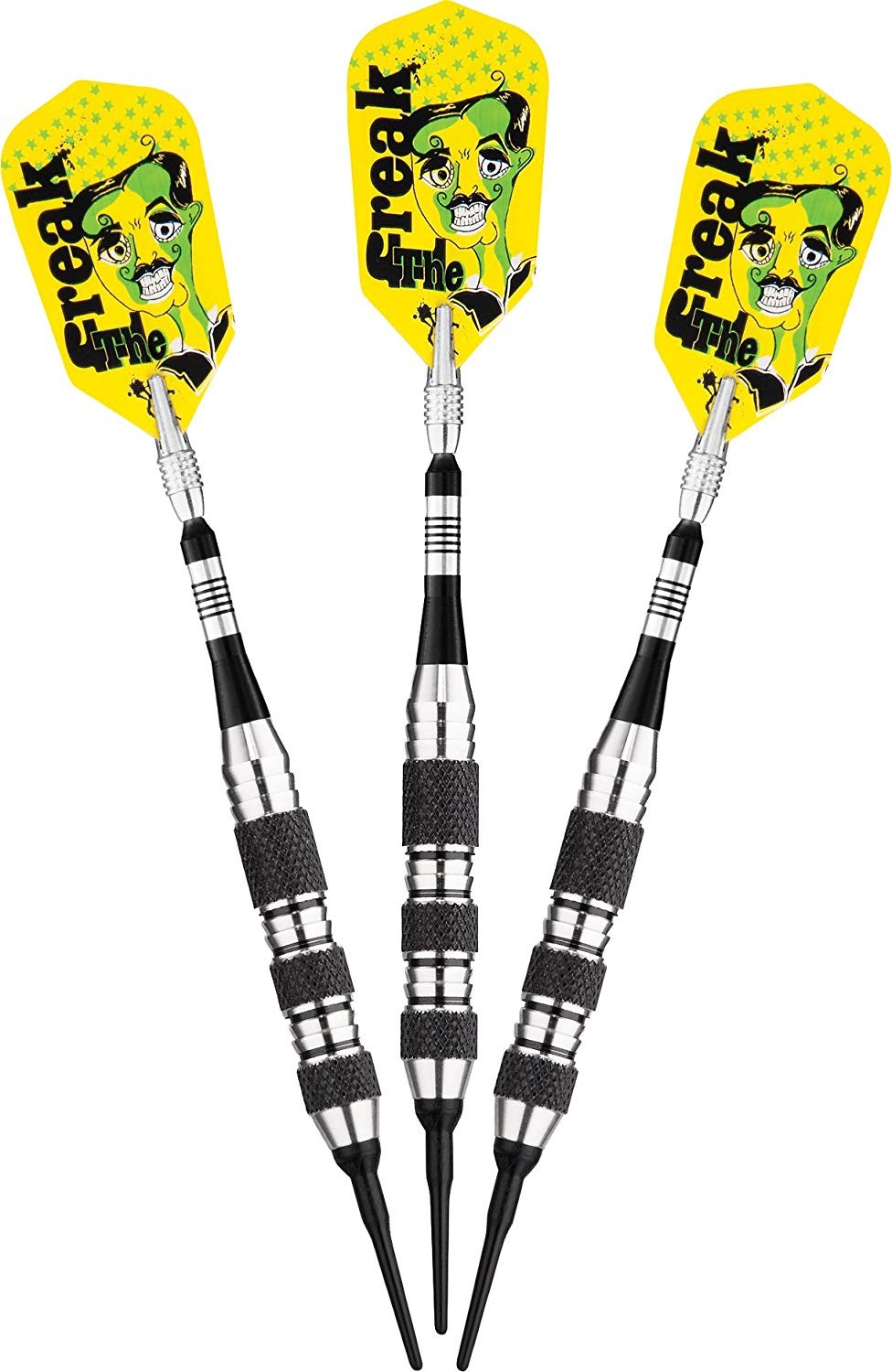 Viper The Freak Soft Tip Darts Knurled and Shark Fin Barrel 18 Grams