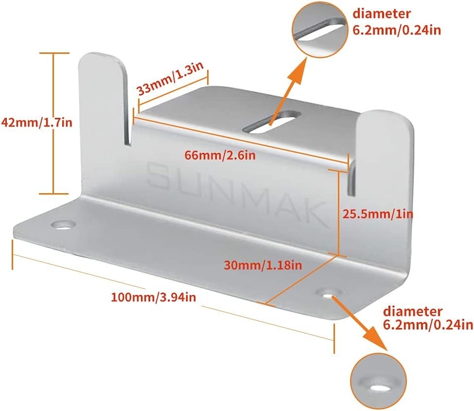 16 Units Per Set Solar Panel Mounting Z Brackets, Solar Panel Mounting Br
