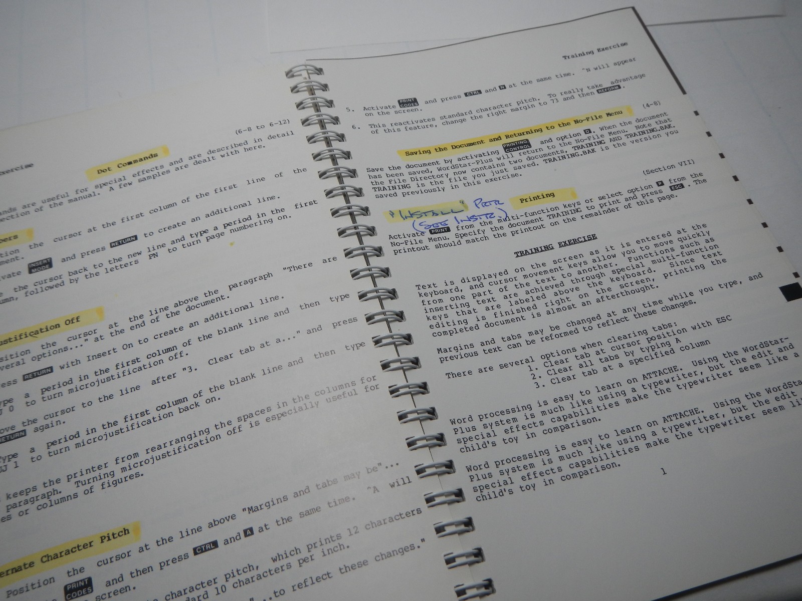 Otrona Attache Users Operator's Guides Manuals BASIC-80 Valet Wordstar Charton