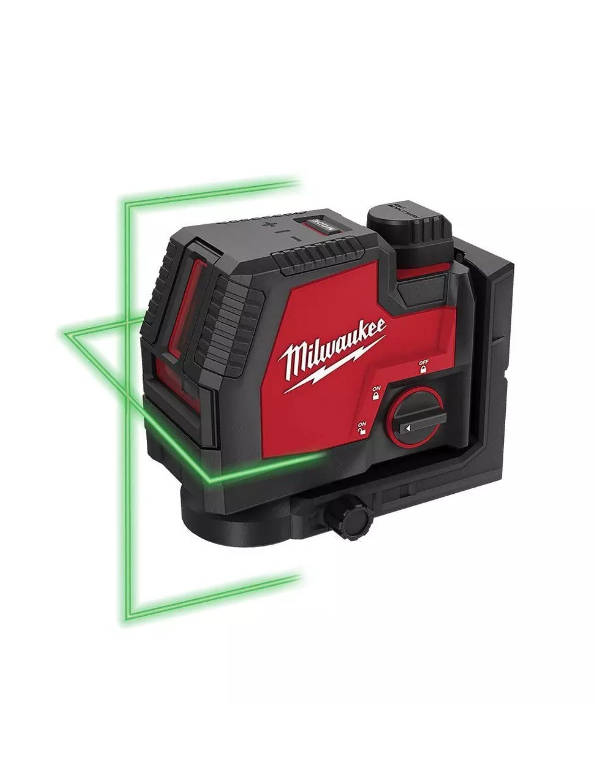 Milwaukee 100 ft. REDLITHIUM Lithium-Ion USB Green Rechargeable Cross Line