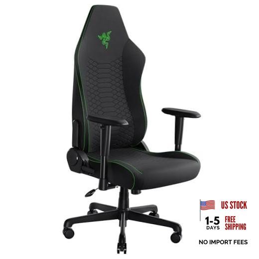 Razer Iskur V2 X Ergonomic Gaming Chair | Built-In Lumbar Support, Wide Black