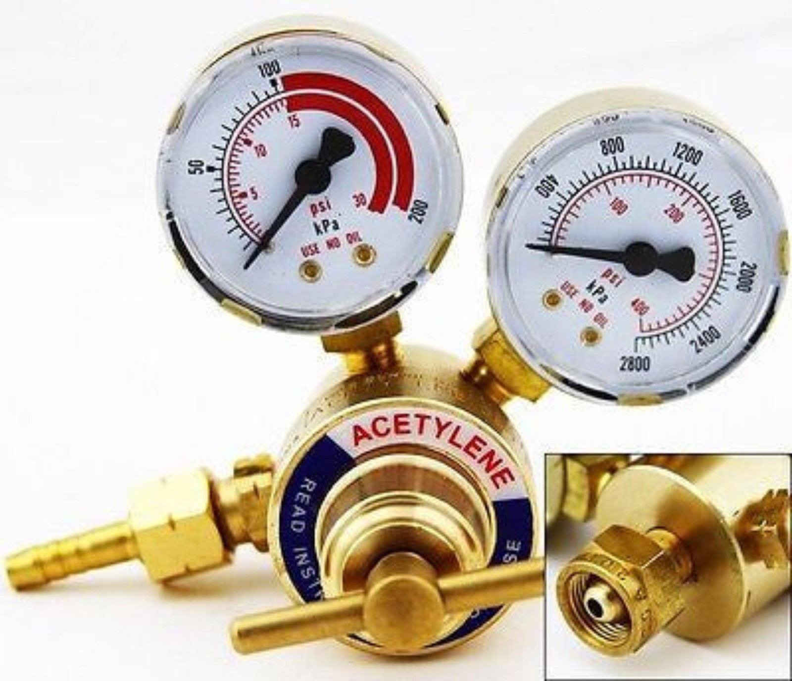Replacement Acetylene Gas Welding Regulator Gauge