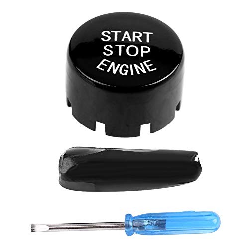 Car Engine Start Stop Switch Button Cover for F20 F21 F22 F23 F30 F31 F32 Black