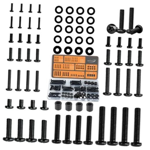 Universal TV Mounting Hardware Kit | M4/M5/M6/M8 Screws & Spacers | VESA
