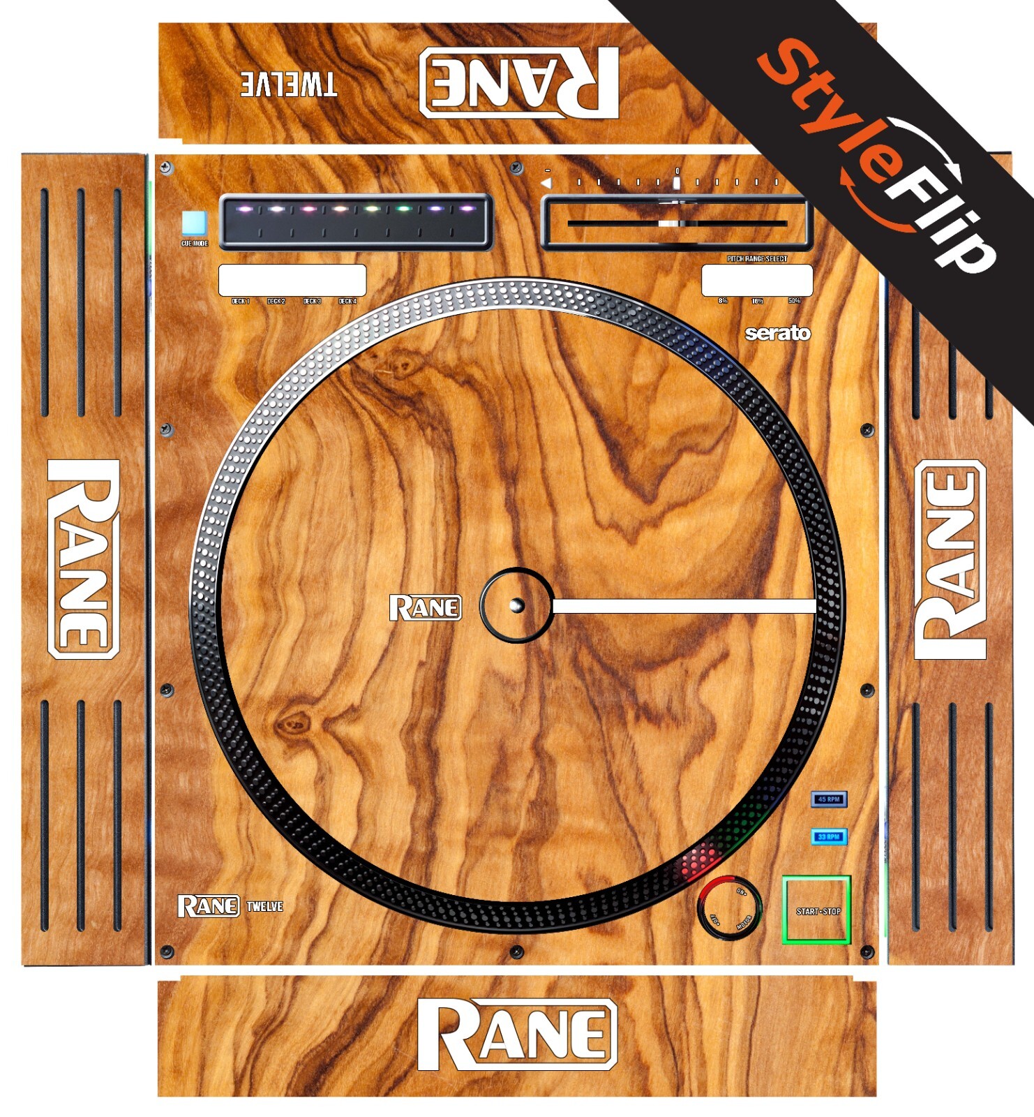 Rane Twelve 2019 Version Skin | Wood #6 | Protective Decal | StyleFlip Skins