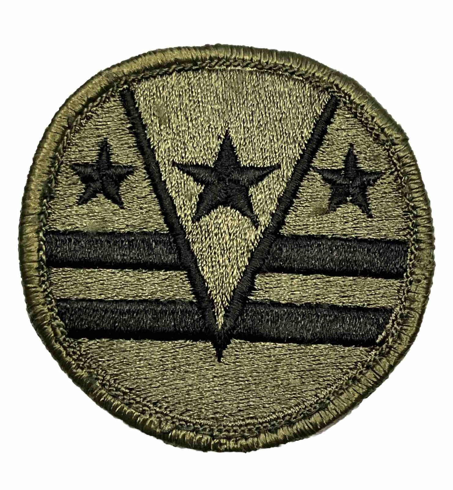Vietnam Era U.S. Army 124th ARCOM Army Reserve Command Subdued Merrow Edge Patch