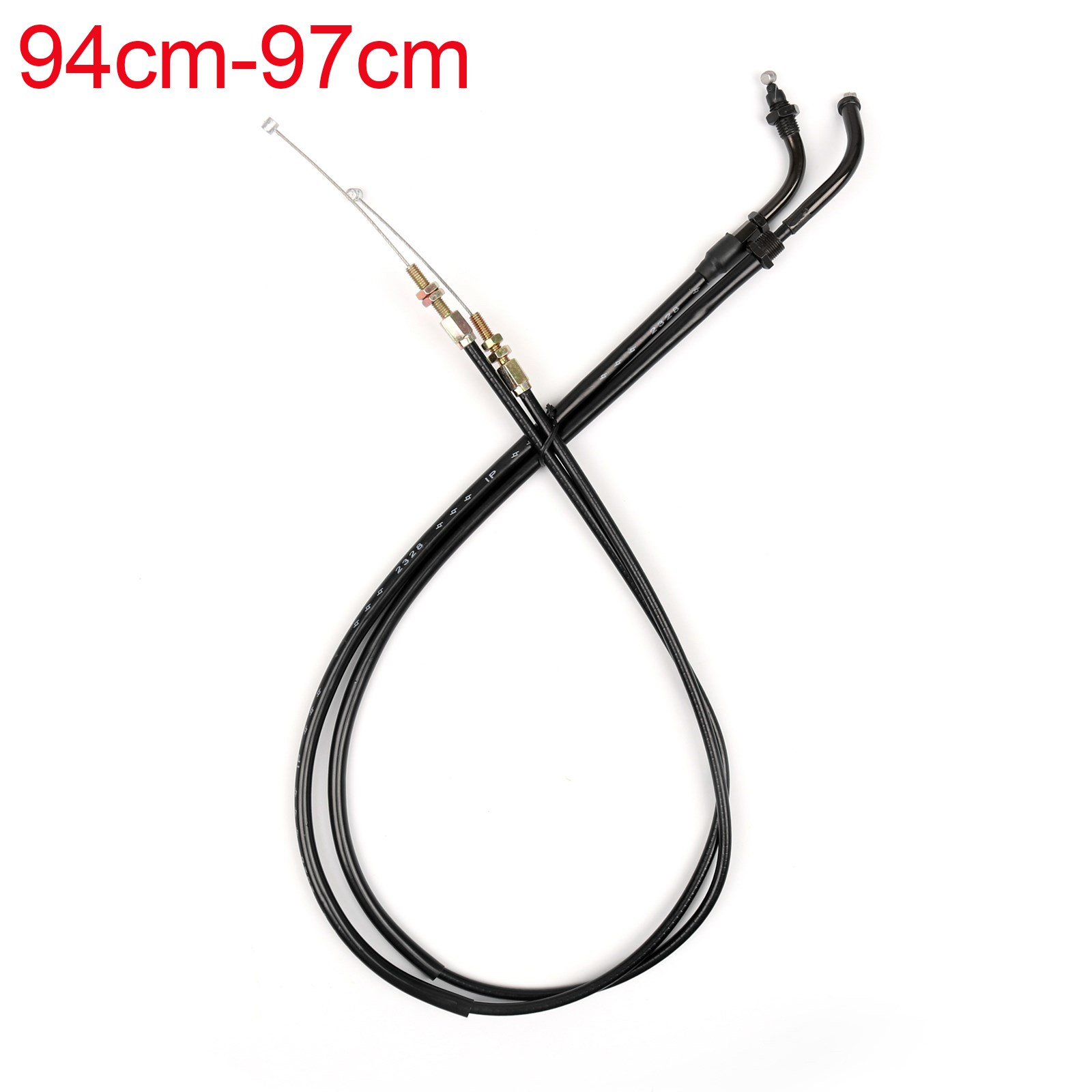 1 Pair Throttle Cable Set Fits Honda CA250 Rebel CMX250C CMX300 CMX450 Black AV