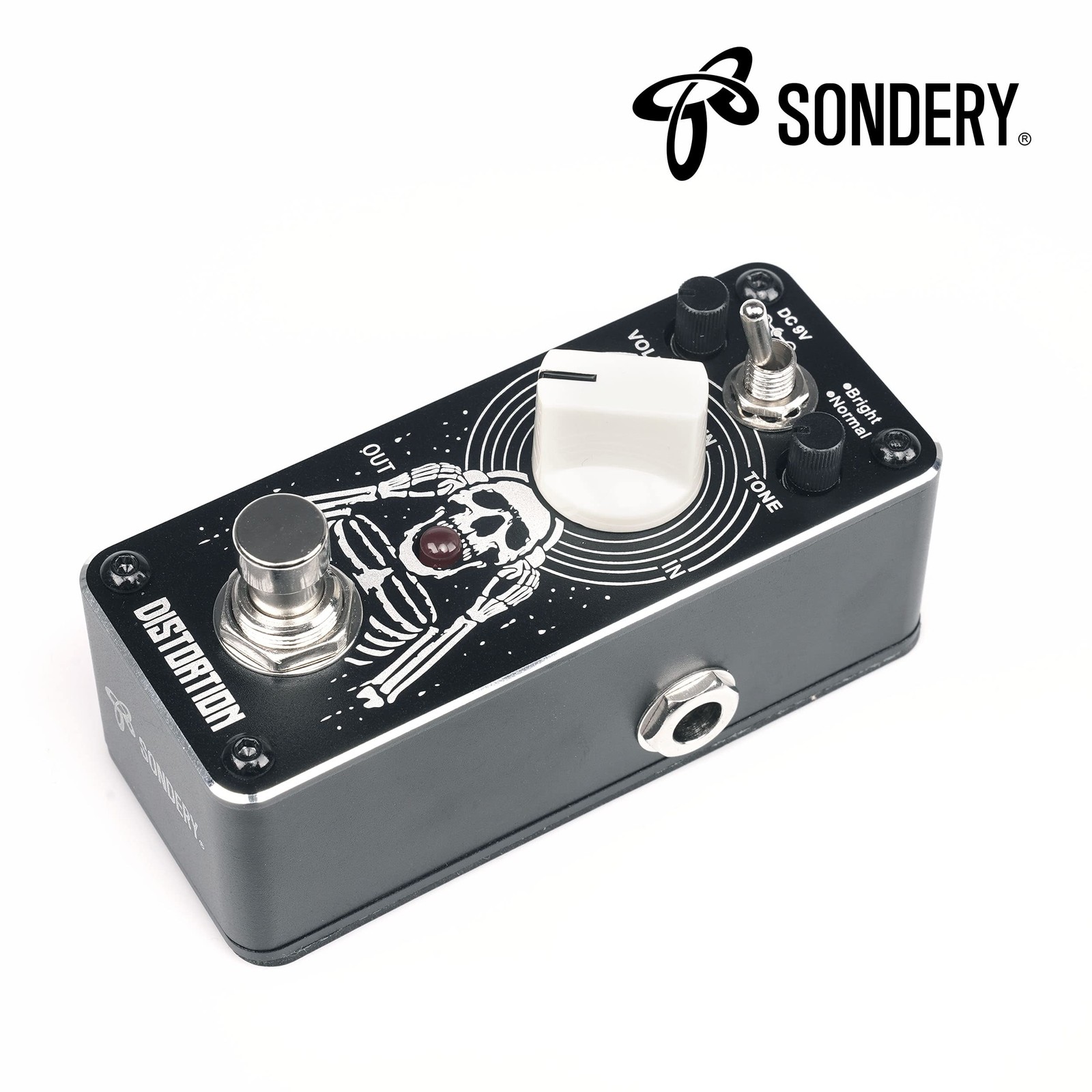 Sondery Distortion Pedal with 2 Effects of Bright and Normal,