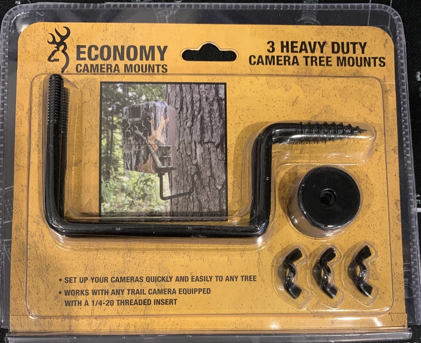 Browning BTC-ECM Economy Trail Camera Tree Mount (3-Pack)