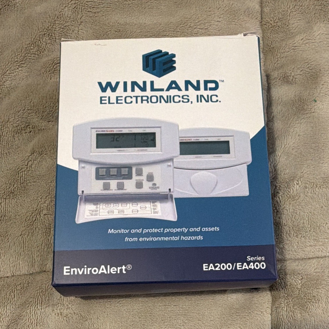 Winland EnviroAlert EA400 12V Wired Indoor Digital Environmental Sensor White