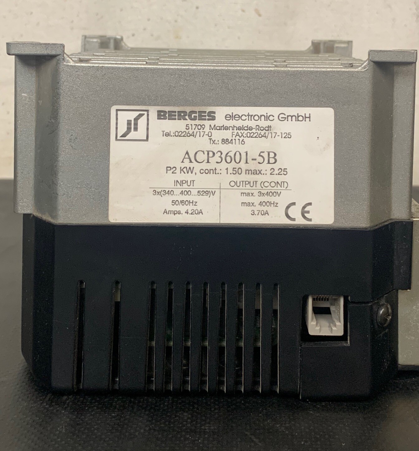 Berges ACP3601-5B Frequency Inverter Drive