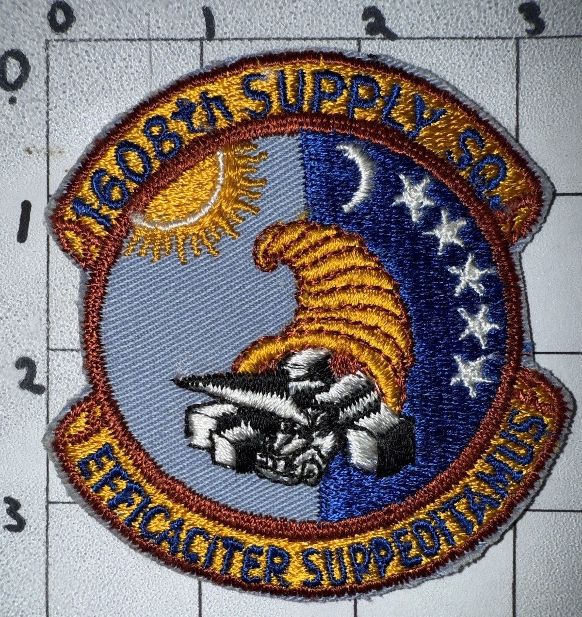 Vietnam War - 1970s USAF 1608th Supply Squadron Patch (9)