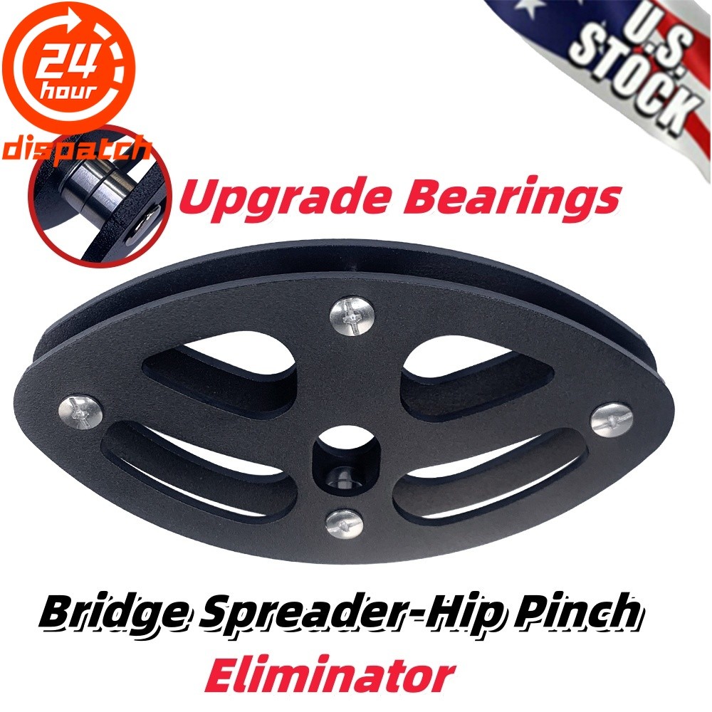 For Saddles Hunting Bridge Spreader-Hip Pinch Eliminator Upgrade Bearings Steel