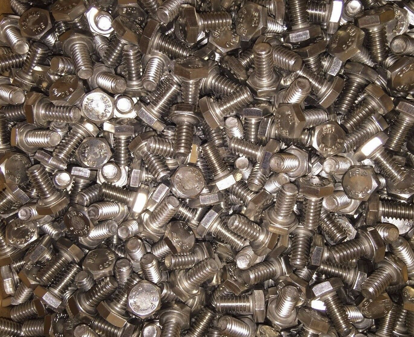 5/16-18 X 1 Hex Head Cap Screws 18-8 Stainless Steel 100 Pieces