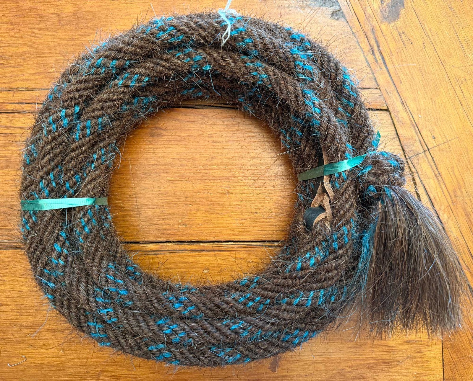 TOP END 2- Color Tight 5/8" COWBOY VAQUERO Mane Hair Mecate #6