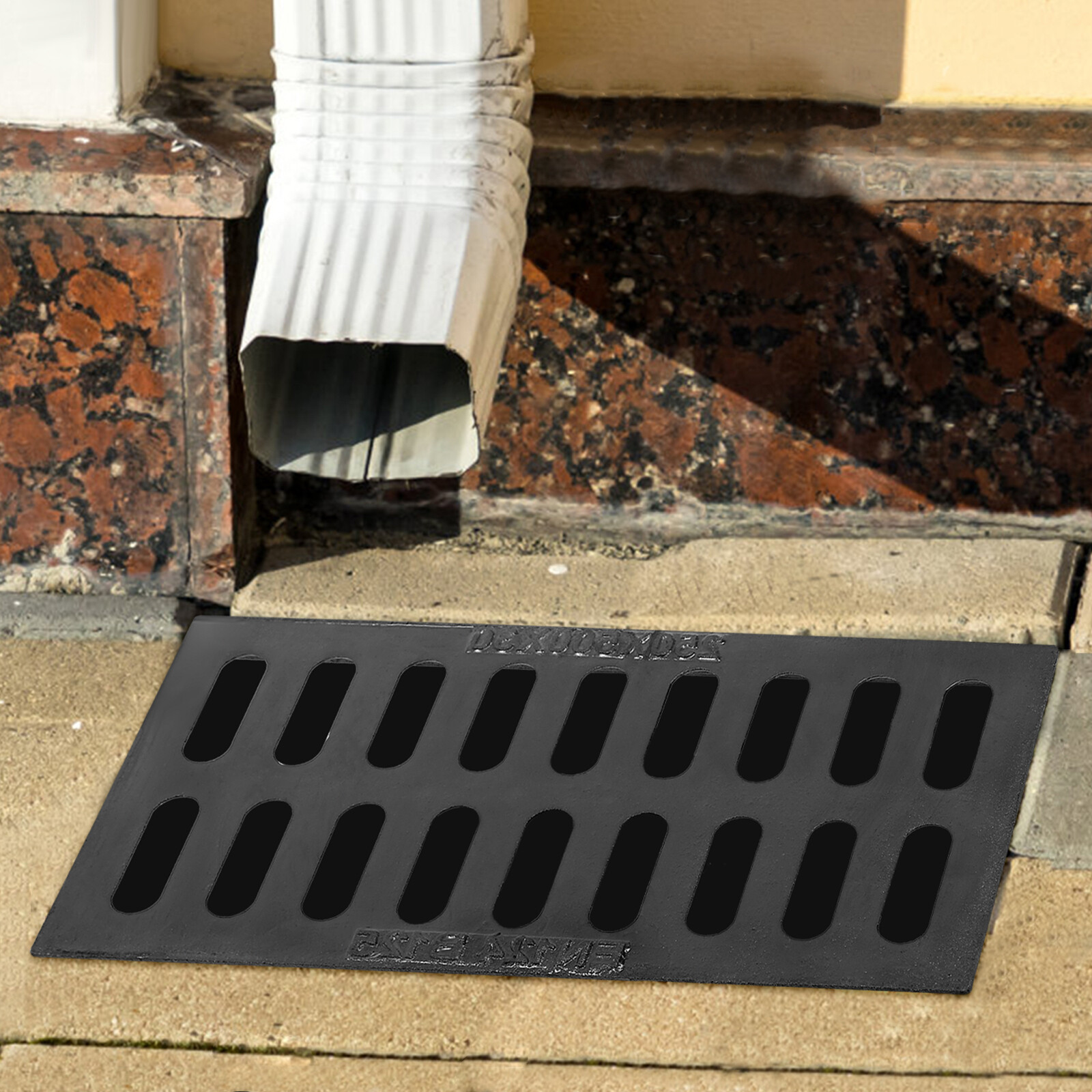 Ductile Cast Iron Drain Grate Outdoor Channel Drainage Cover Outdoor Sewer Cover