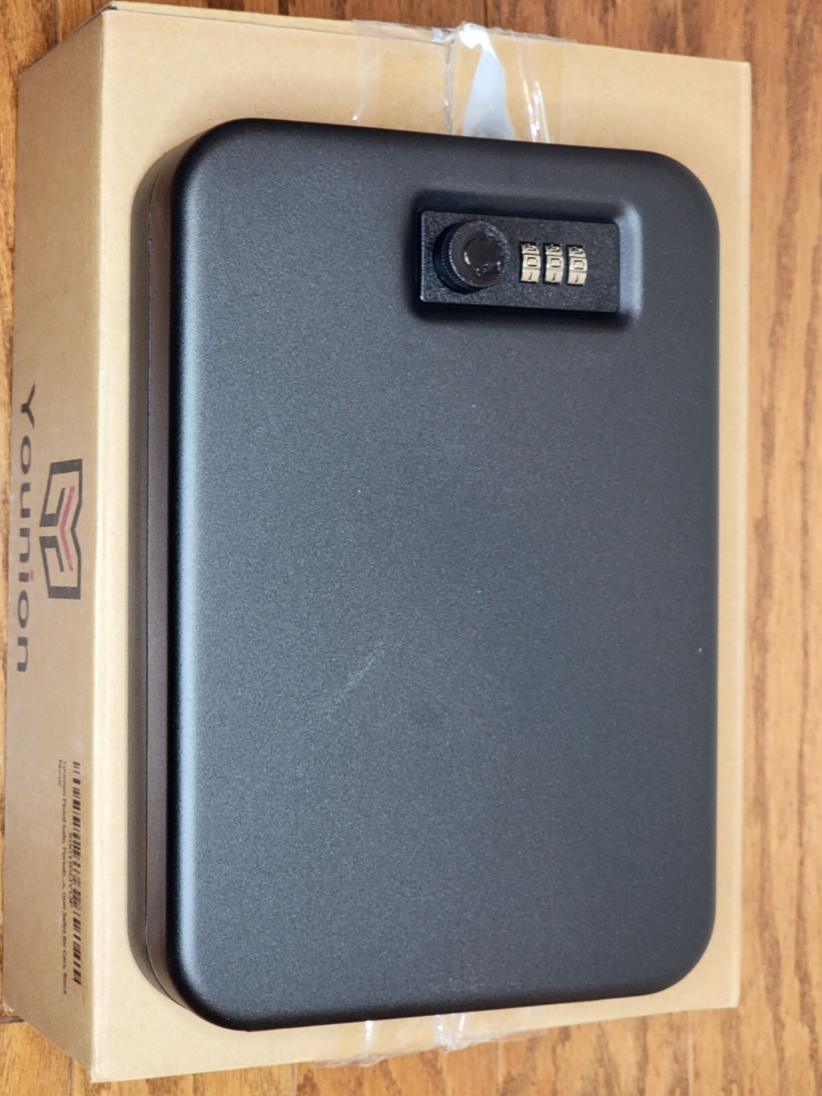 Younion Pistol Safe Portable Travel Gun Safe Handgun Lock Box