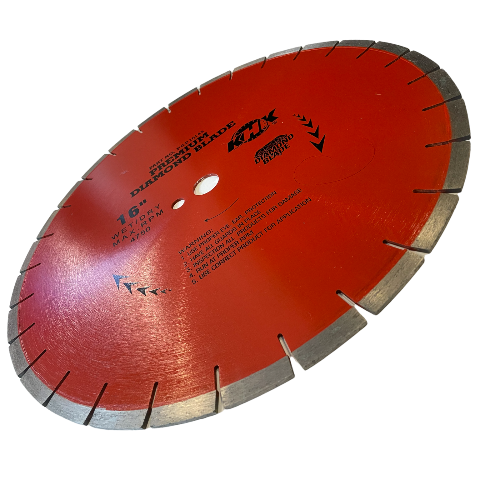2PK 16'' General Purpose Saw Blade Cut Block Brick Concrete Marble 1'' Arbor