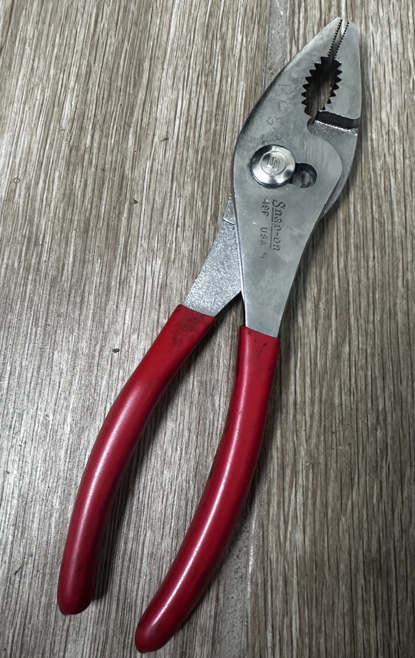 SNAP ON TOOLS  SLIP JOINT PLIERS PART #49P USA 5