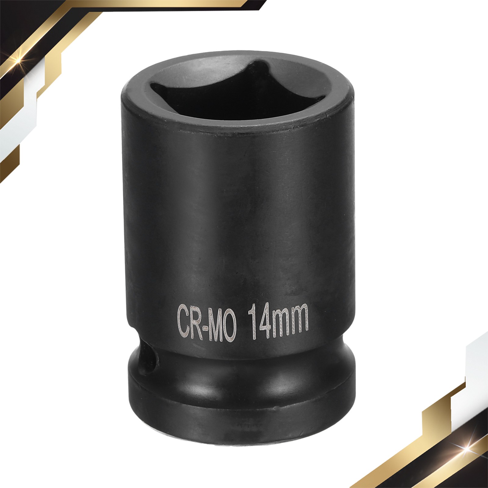 4 Point Square Socket 1/2 Inch Drive 14mm Metric CR-MO Square Impact Wheel