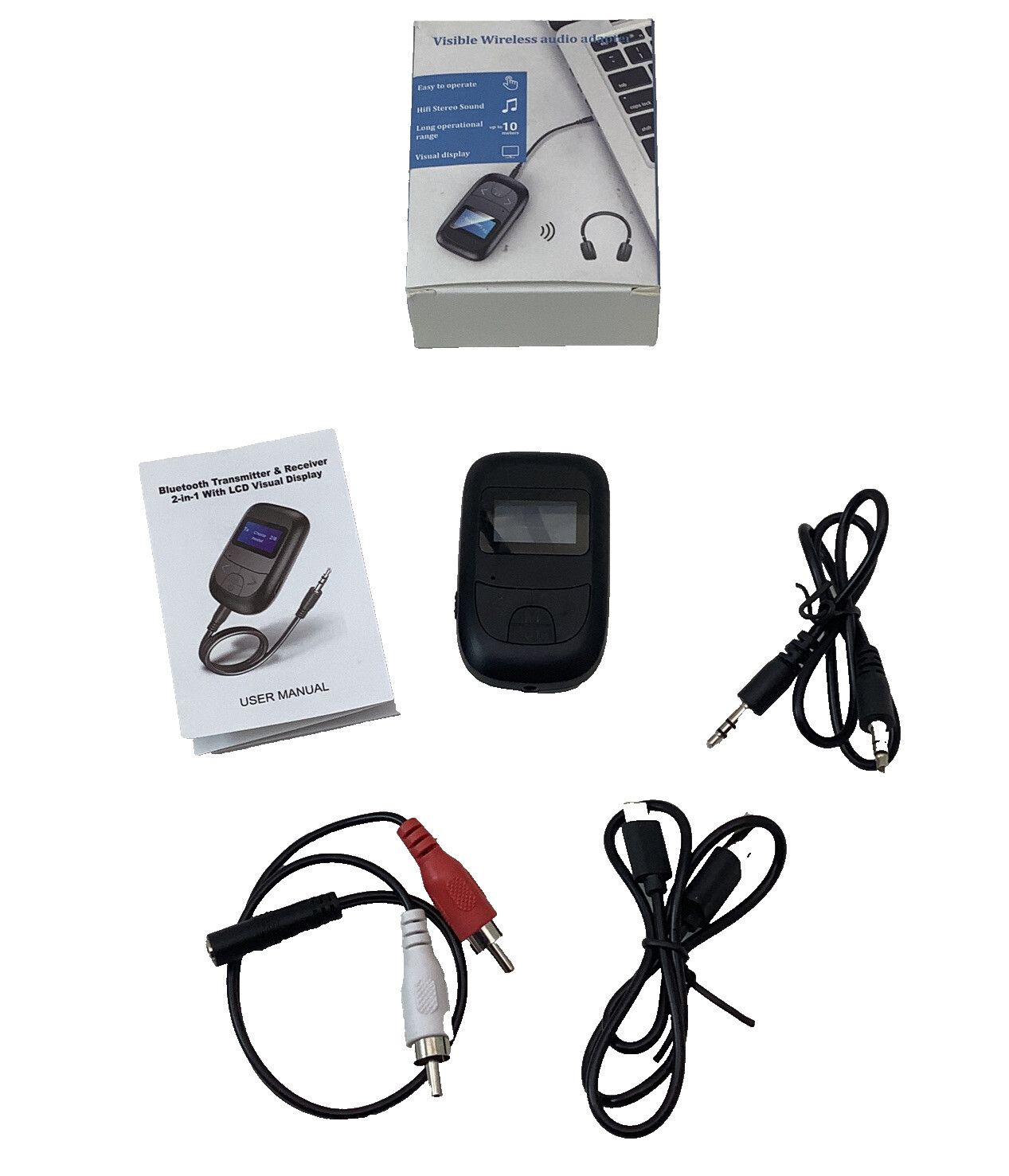 Visible Bluetooth Transmitter Receiver for TV PC -  Bluetooth Audio