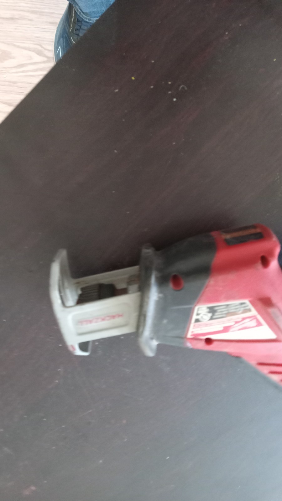used milwaukee 12 volt 2420 hacksaw for repairs