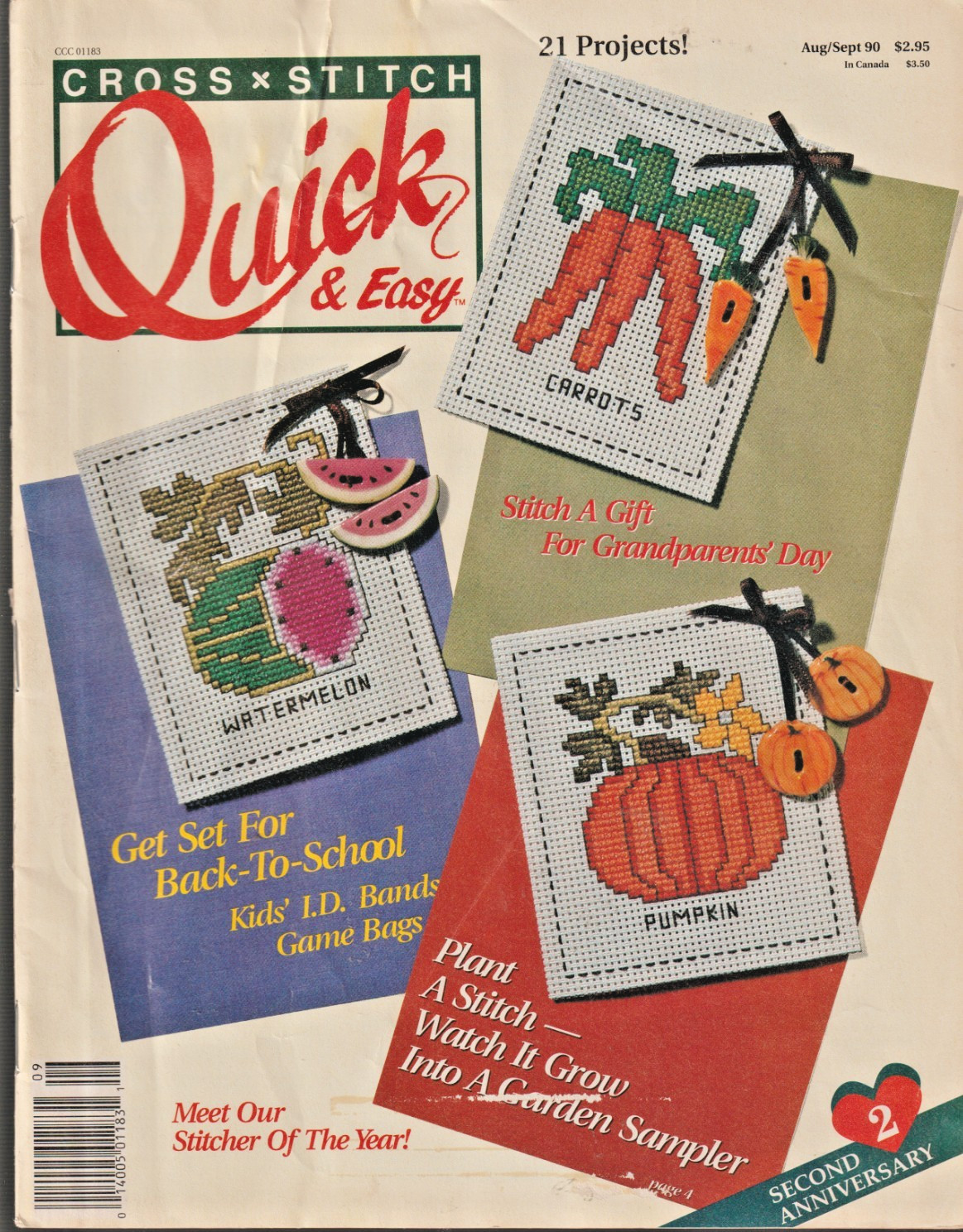 Quick & Easy - CROSS STITCH MAGAZINE - August September 1990