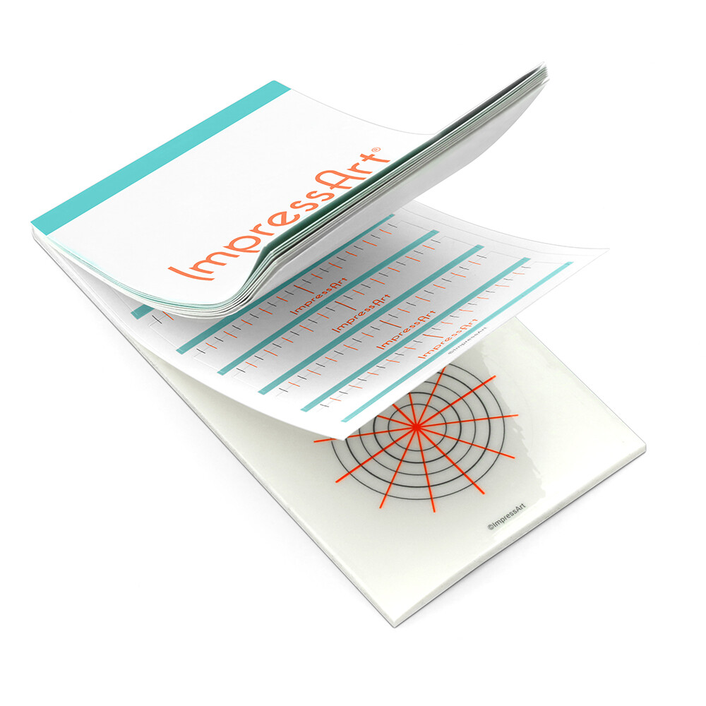 ImpressArt Stamp Guide Stickers - Metal Stamping Supplies