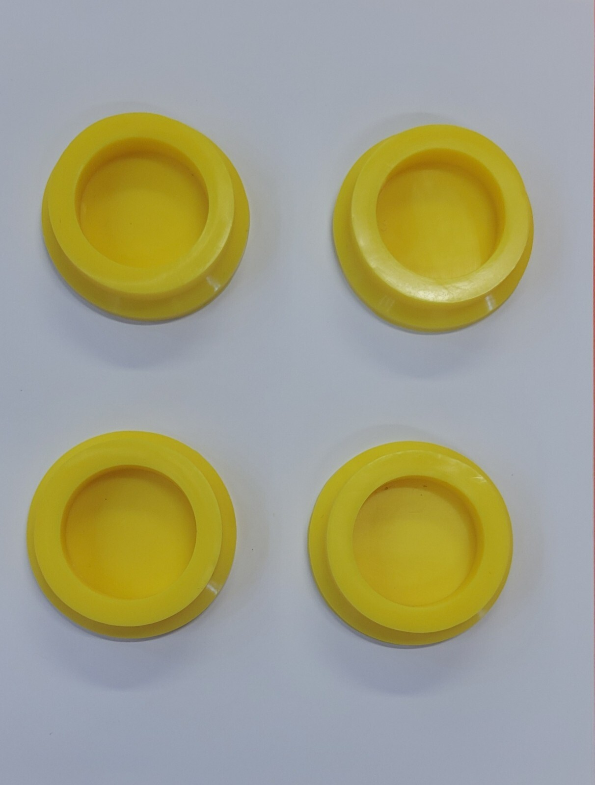 Pinball Silicone Leg Leveler Casters - Set of 4 (Yellow)