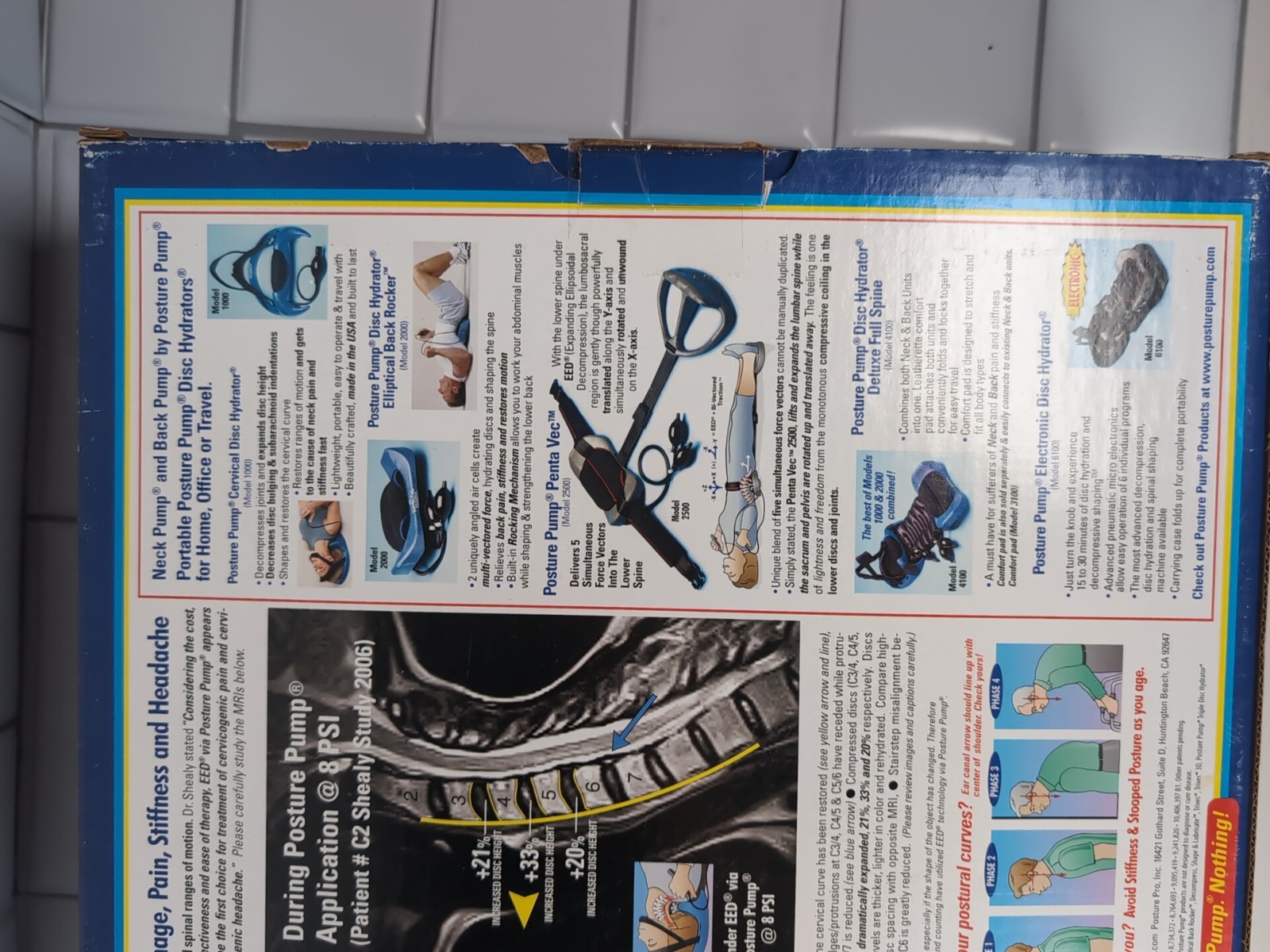 Posture Pump 1100-S Single Neck Air Cell Disc Hydrator