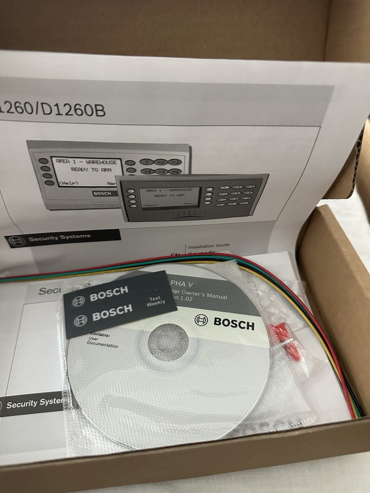D1260 Bosch SDI Keypad New