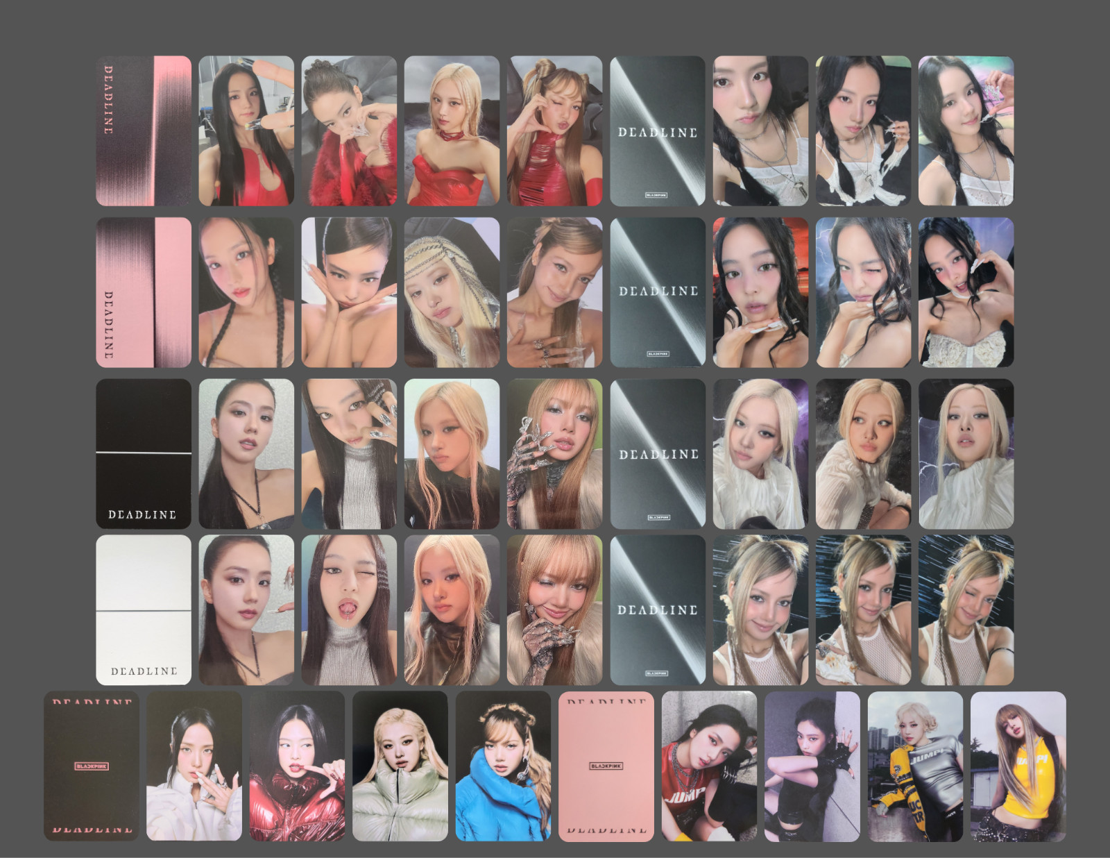 BLACKPINK 3RD MINI ALBUM 'DEADLINE' OFFICIAL ALBUM PHOTOCARDS