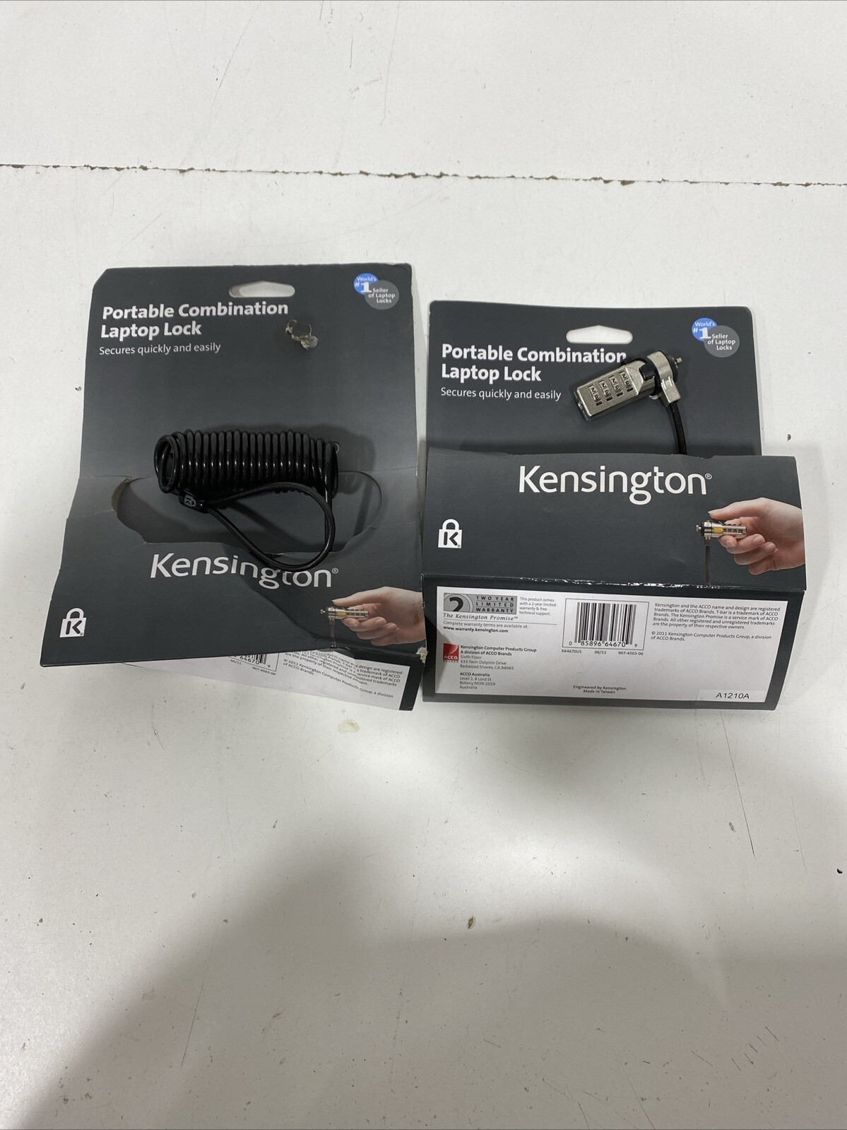 Kensington ComboSaver Combination Portable Notebook Laptop Lock New In Box (2)