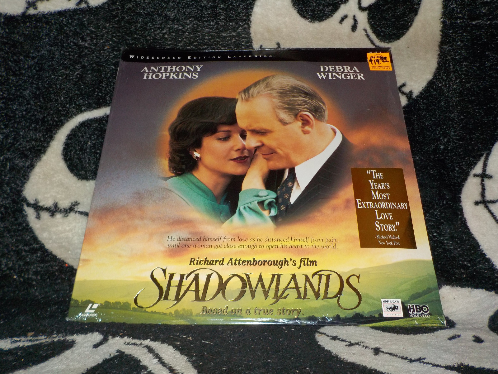Shadowlands NEW SEALED Widescreen Laserdisc LD Anthony Hopkins Free Ship $50