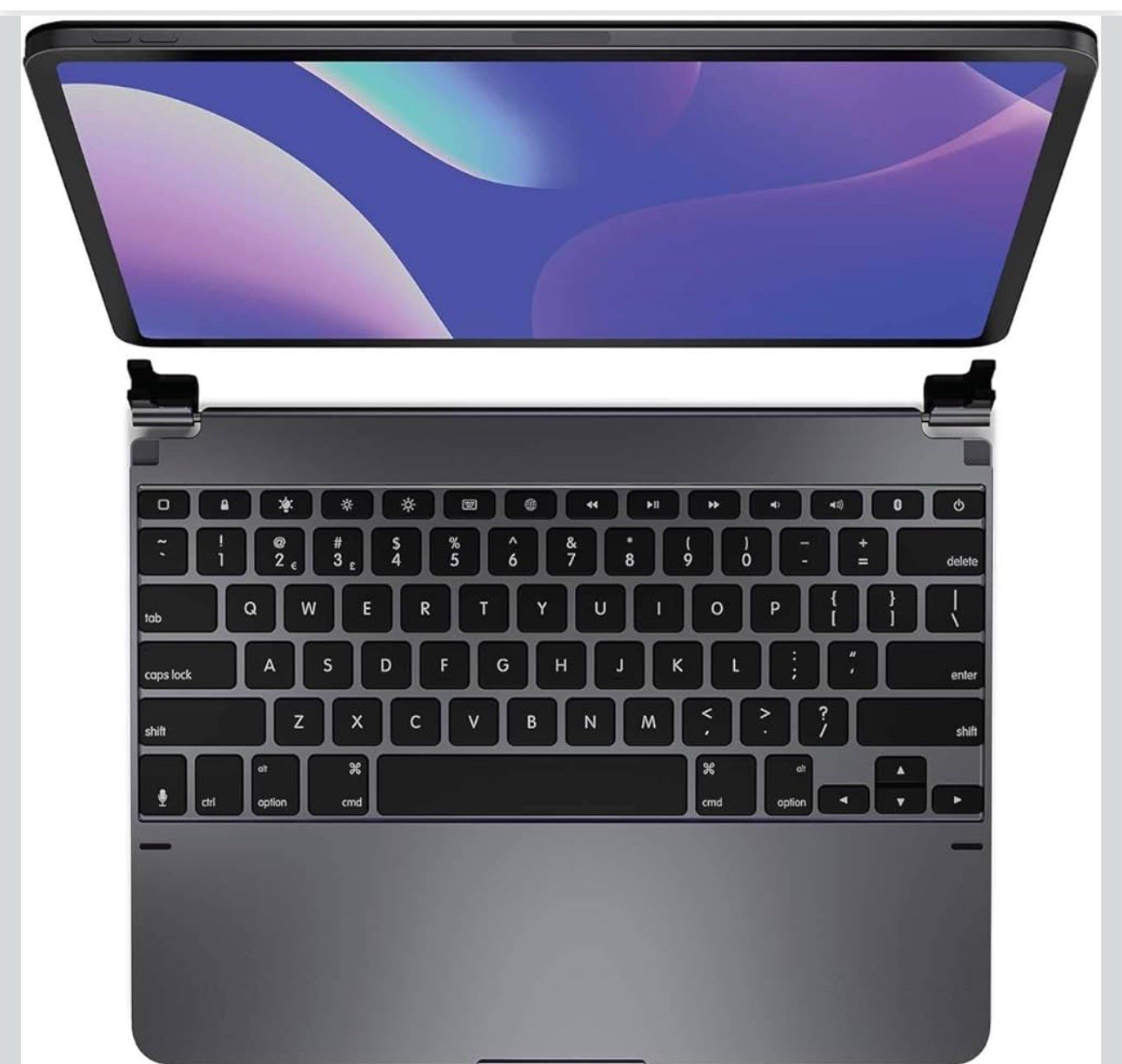 Brydge Wireless Bluetooth Keyboard W/ Backlit Keys for iPad 12.9” Pro 3rd or 4th