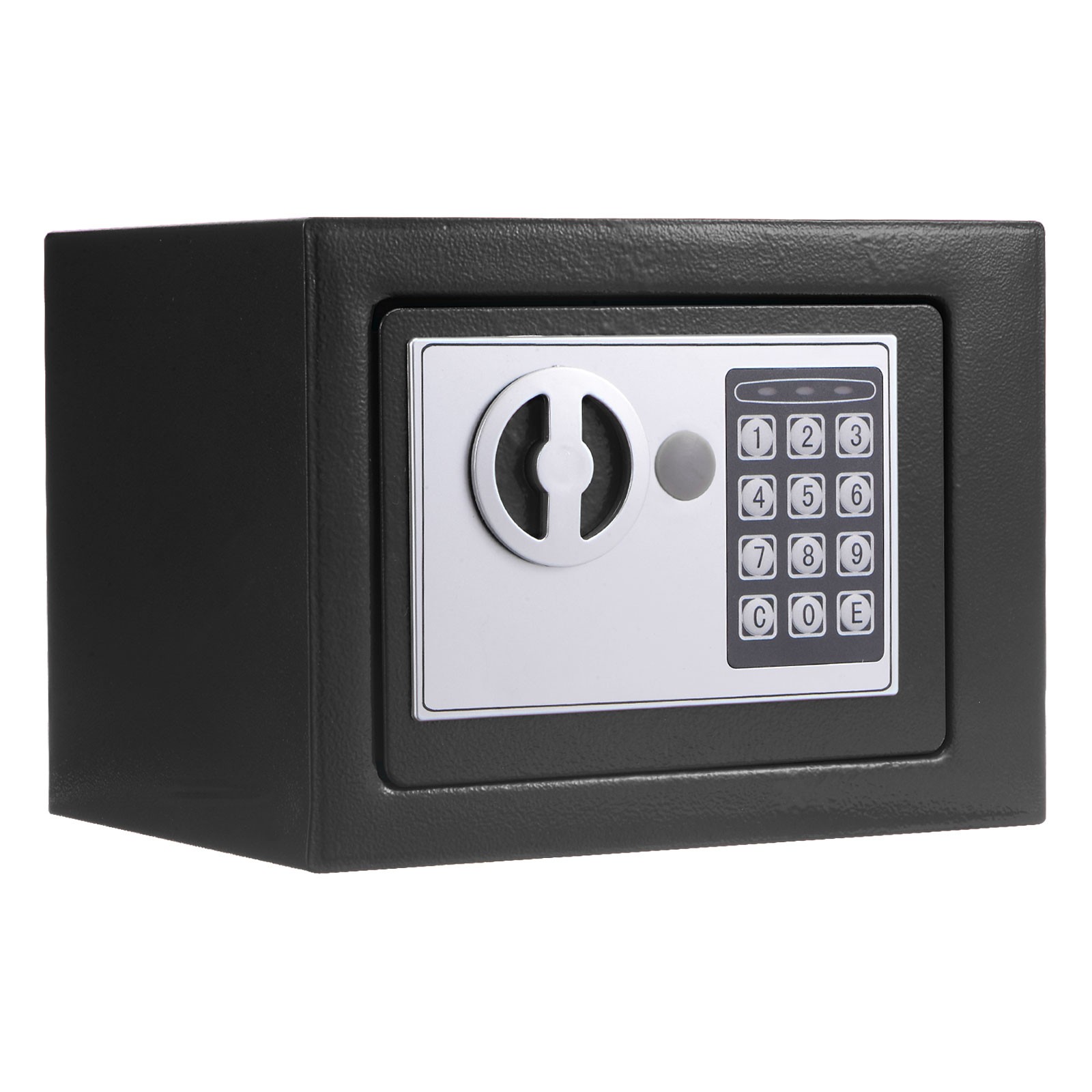Small Safe Box Digital Electronic Security Safe Box for Home Black