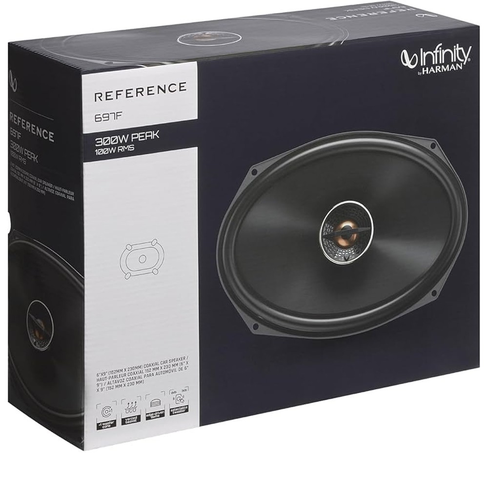 Infinity REF697F 300W 6"x9" Front Door Speakers for 1994-2008 Dodge RAM 1500