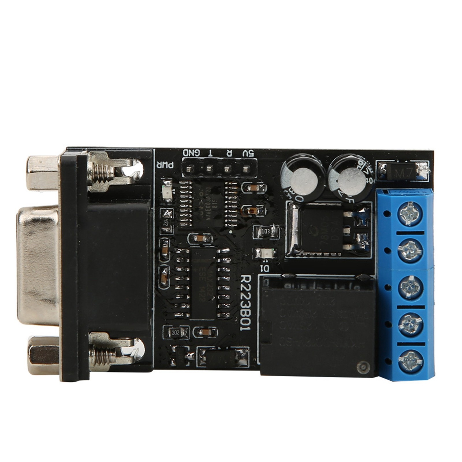 RS232 Delay Relay Module 1 Channel Serial Port UART Multifunctional DC12V
