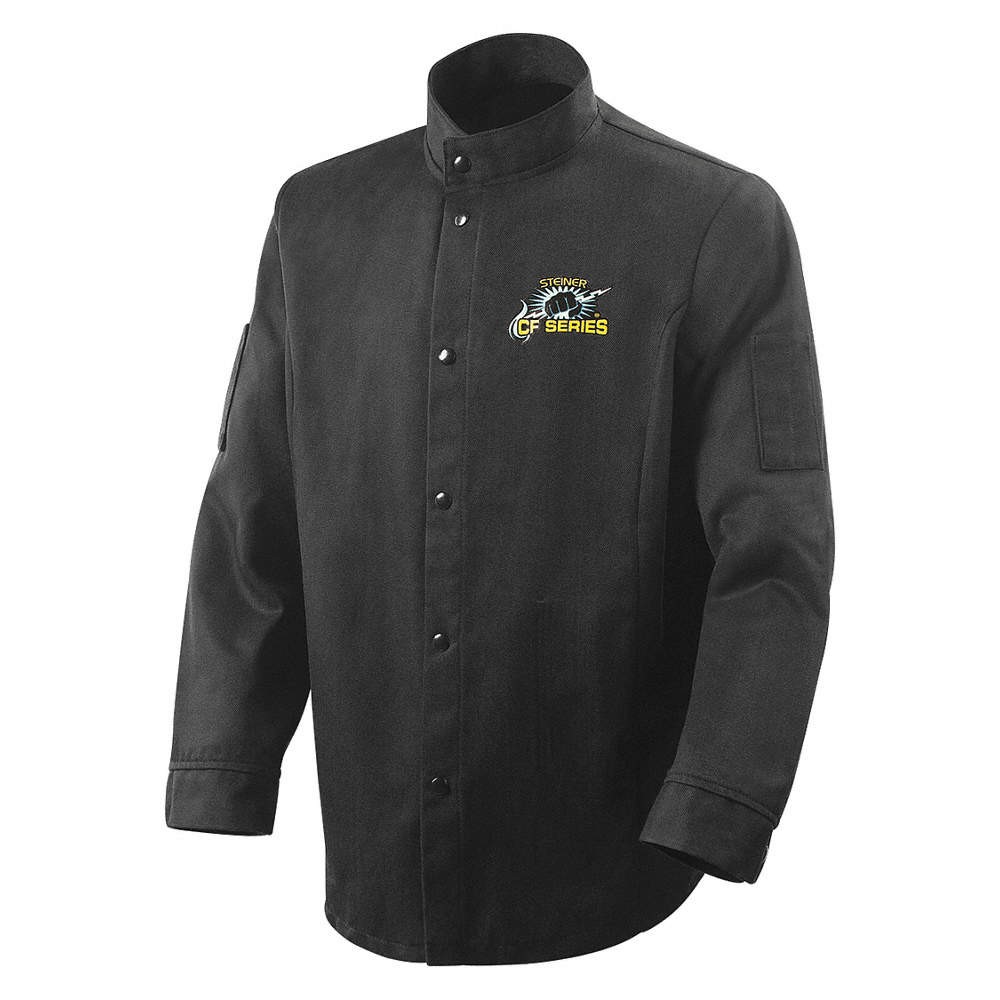 STEINER 1360-X Welding Jacket,Black,XL 6ACJ7