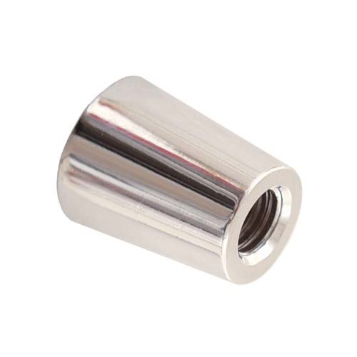 BEER TAP FERRULE SILVER /// SAME SIZE /// 3/8" TOP & BOTTOM ^v BEER FAUCET PULL