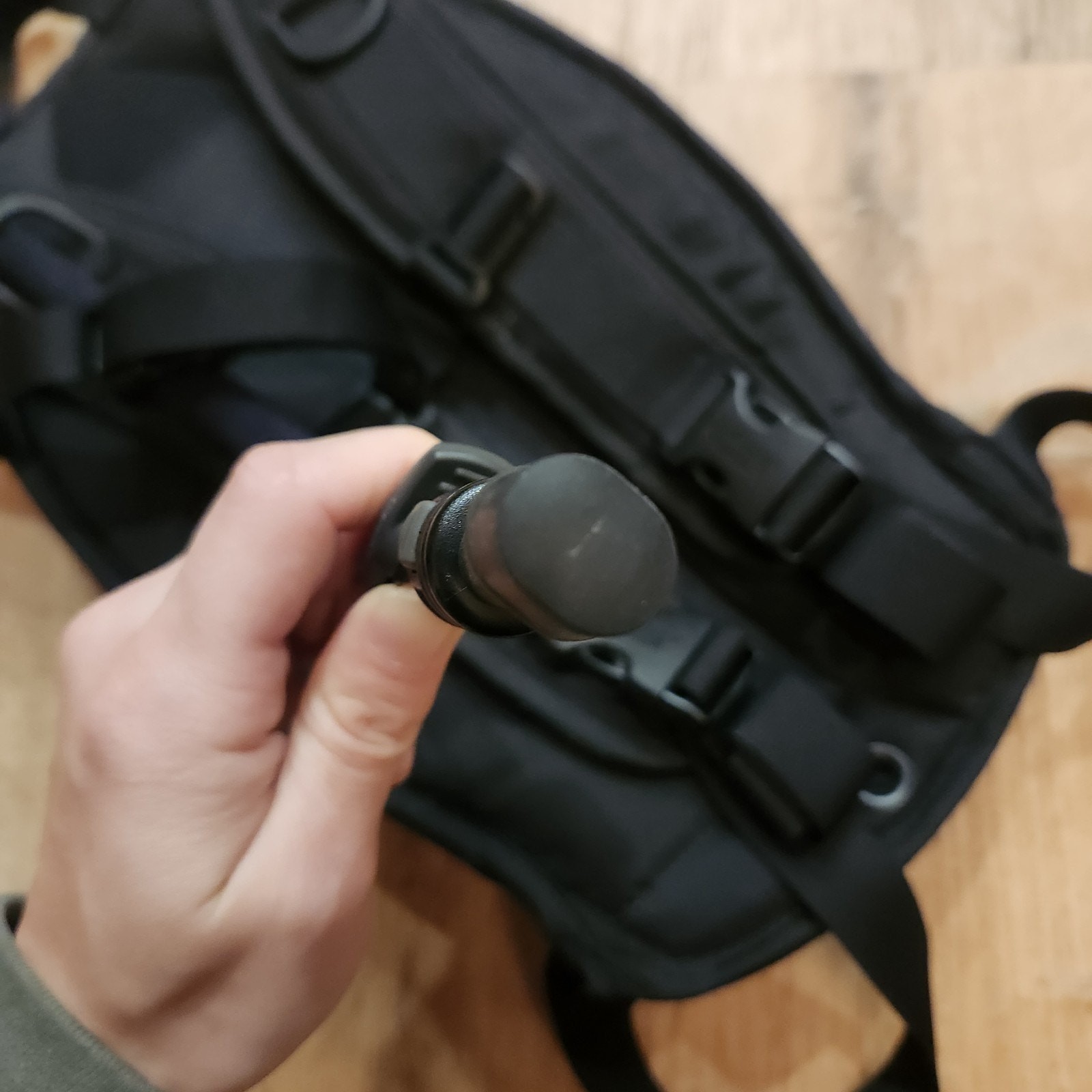 Camelbak Maximum Gear Stealth Hydration Backpack w/Bladder 70oz Black Adjustable