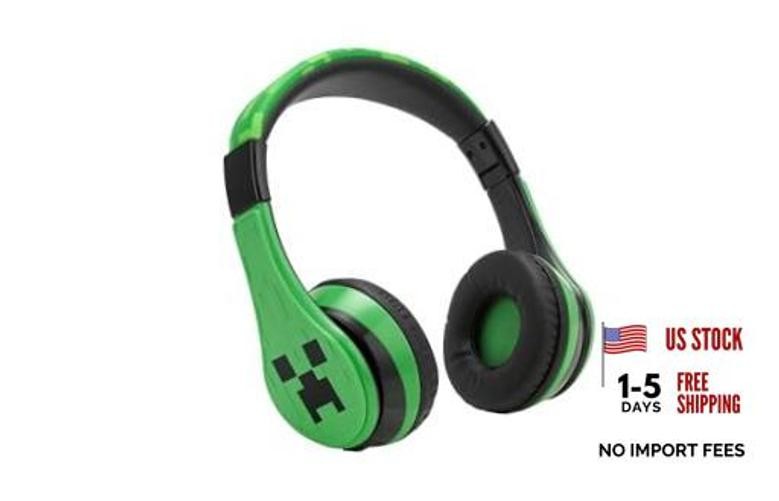 Minecraft Kids Bluetooth Headphones, Wireless Headphones with Microphone |