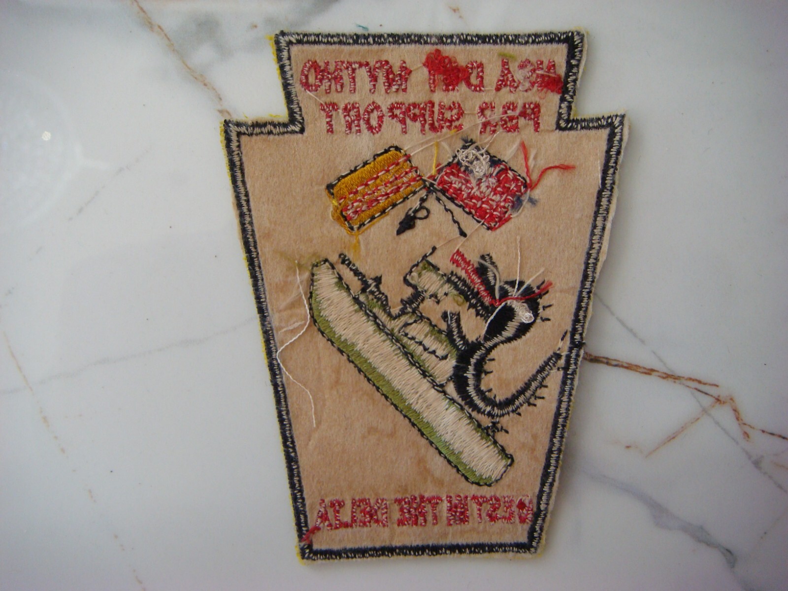 US NAVY SUPPORT ACTIVITY DETACHMENT - PBR MY THO, VIETNAM WAR PATCH