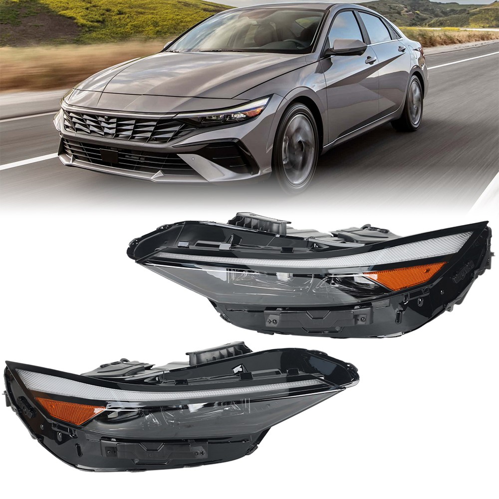 LED Headlamp Headlight W/ DRL Turn Signal Assembly For Hyundai Elantra 2024-2025