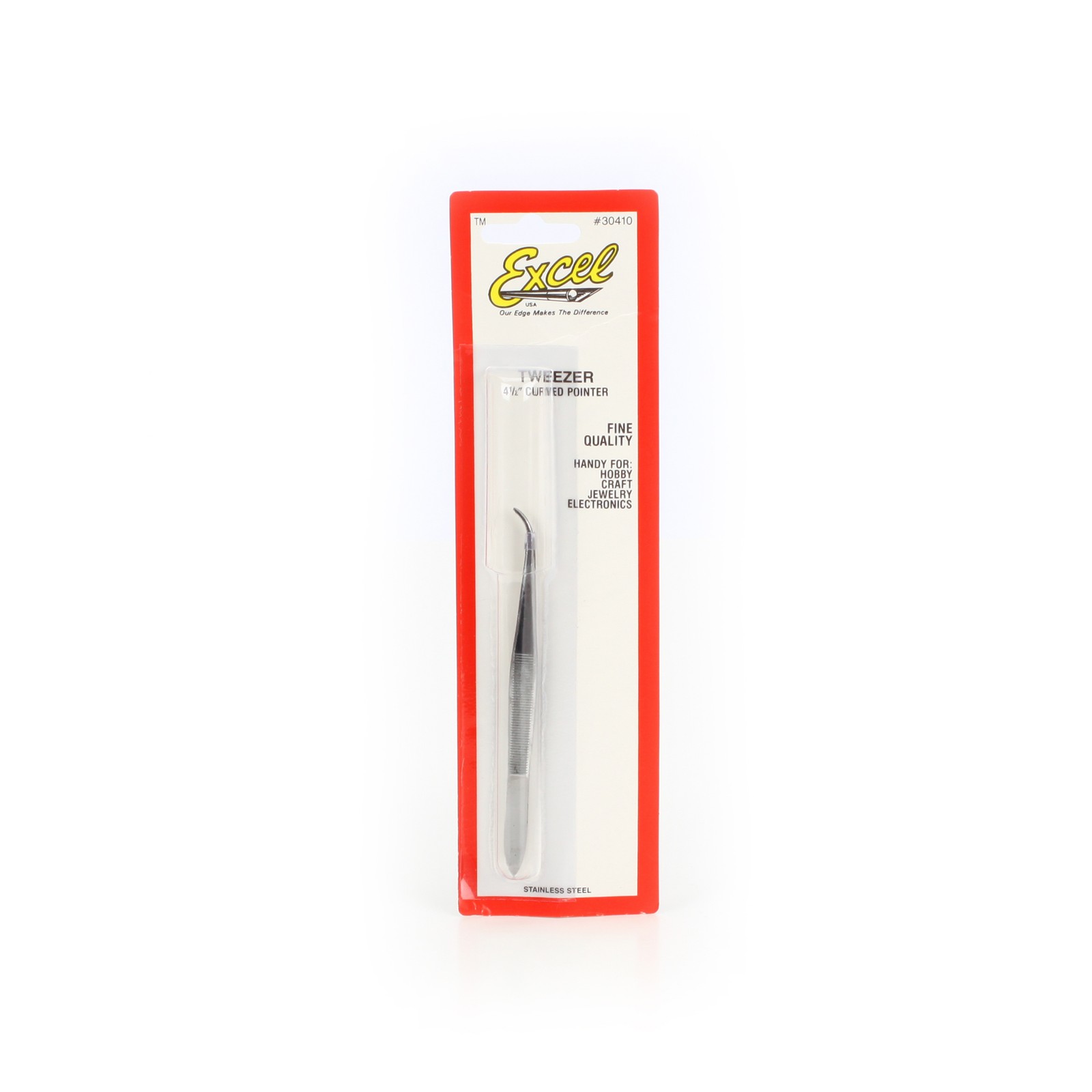 Excel Hobby Blade Corp SS Tweezer4-1/2 Curved EXL30410 Pliers tweezers & similar