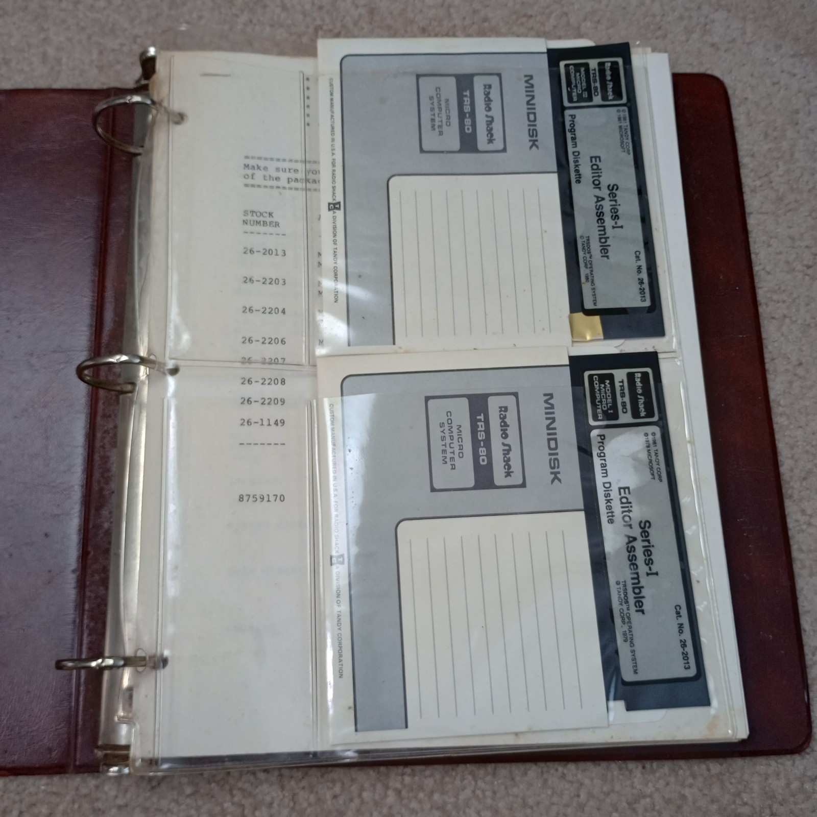 TRS-80 Software Library Lot Accounts Payable Editor Assembler Manual READ!!!