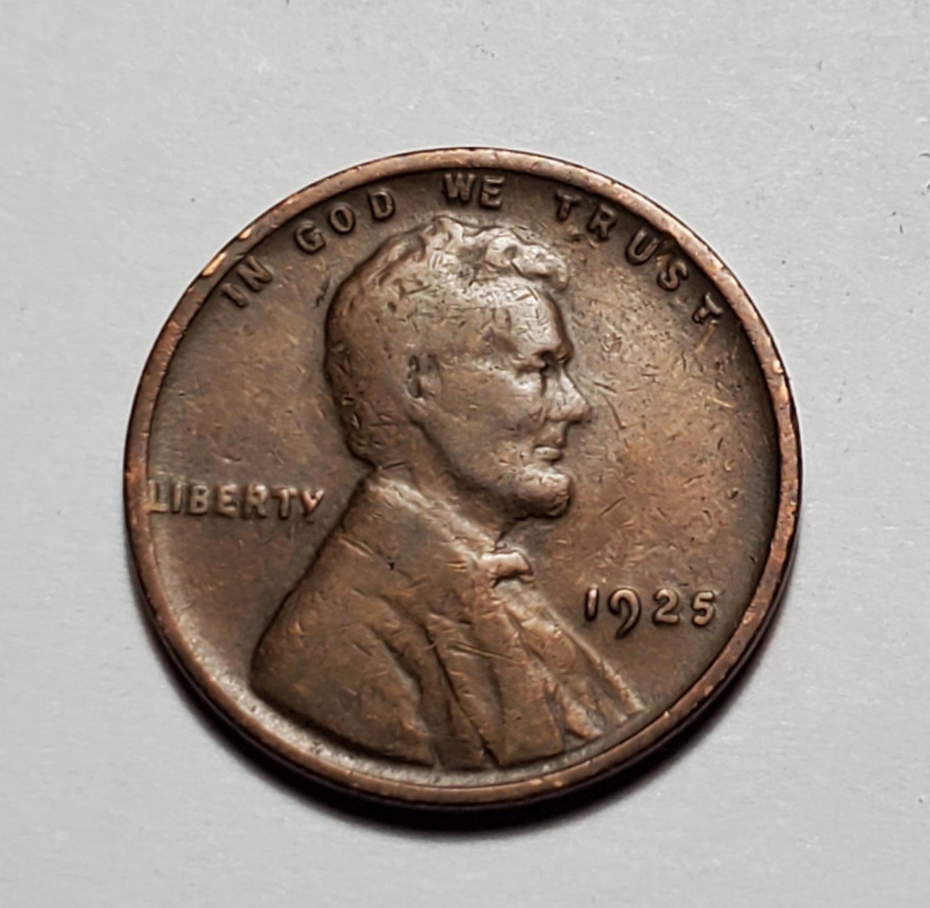 1925 P LINCOLN WHEAT PENNY #P3472